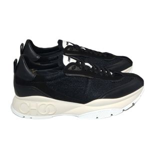 Jimmy Choo Men's Black Raine Sneakers Authentic